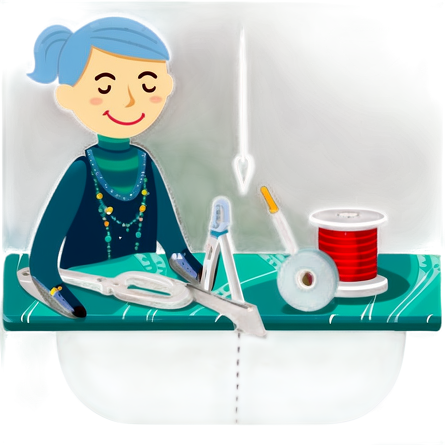 Professional Tailor Sewing Png 3