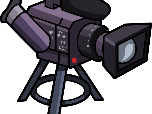 Professional Video Camera Cartoon