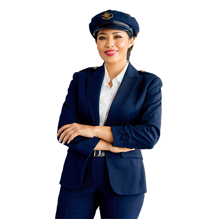 Professional Woman Pilot Png 06252024