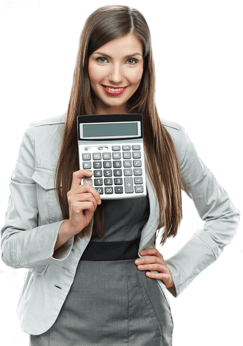 Professional Womanwith Calculator