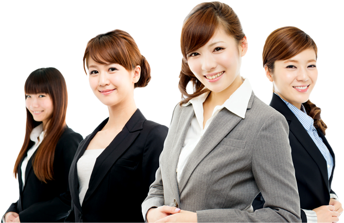 Professional Women Team Business Attire