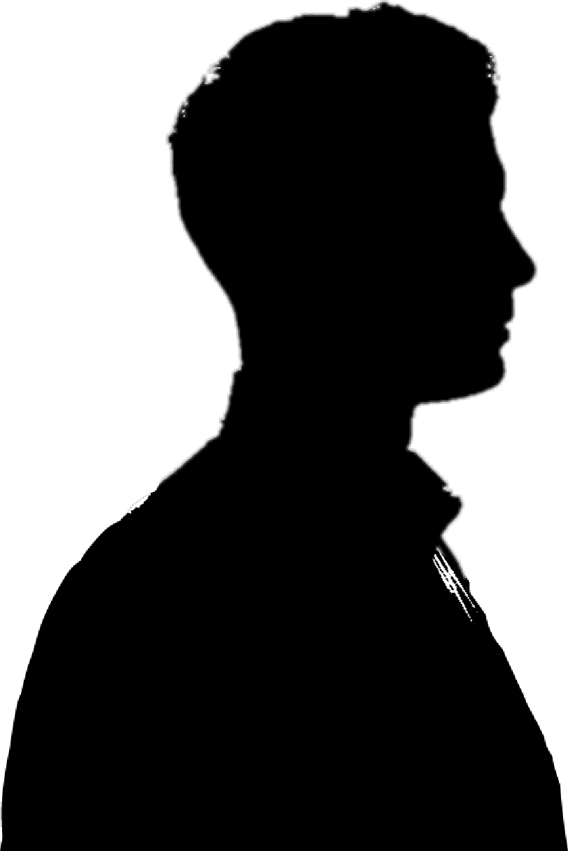 Profile Silhouetteof Man