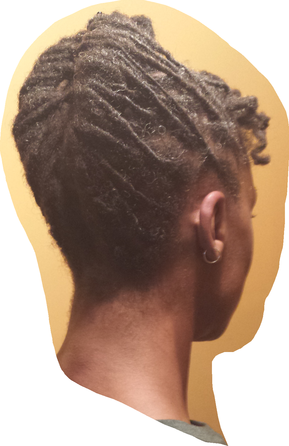 Profile View Dreadlocks Hairstyle