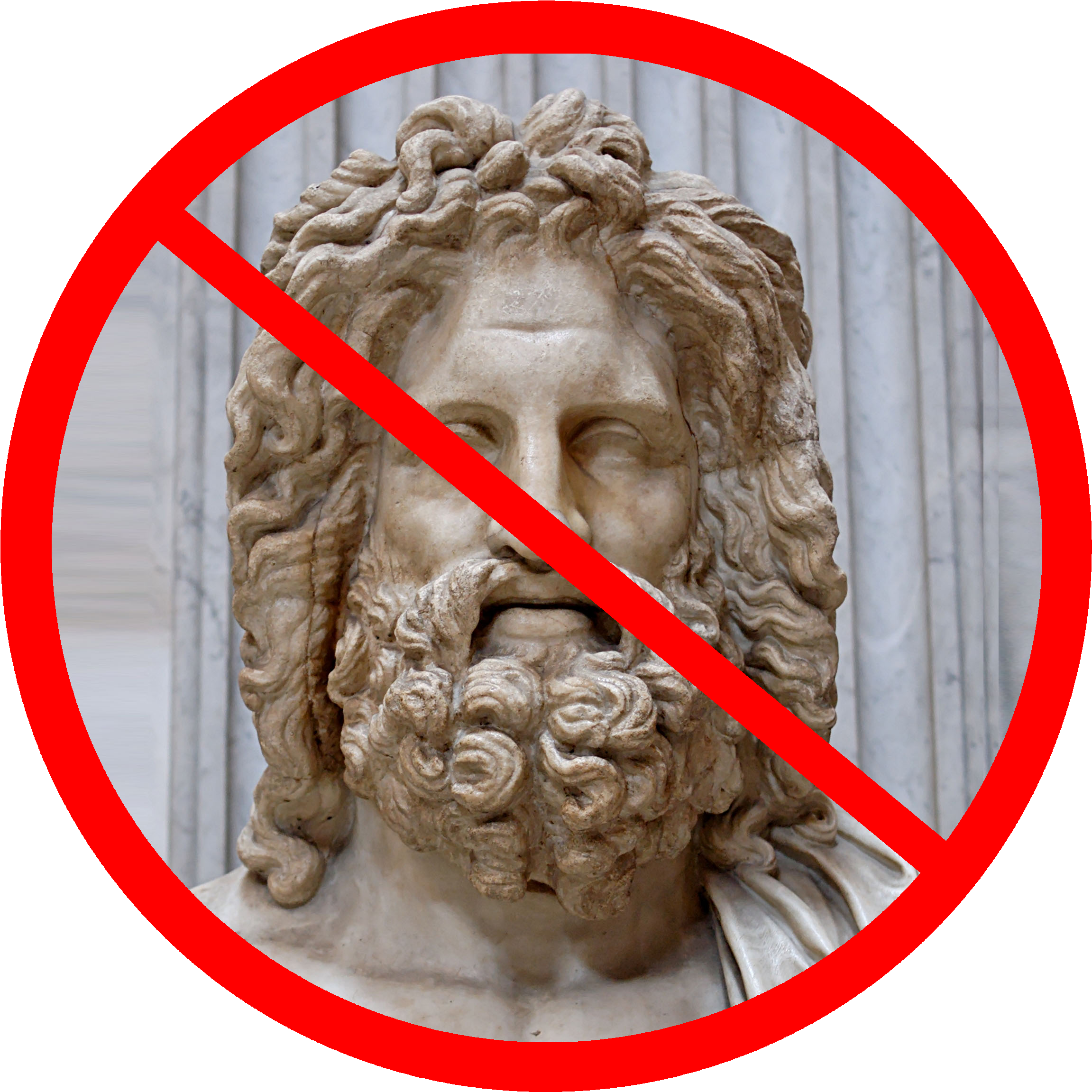 Prohibited Zeus Statue