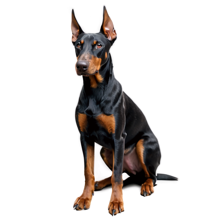 Protective Doberman Png Bux