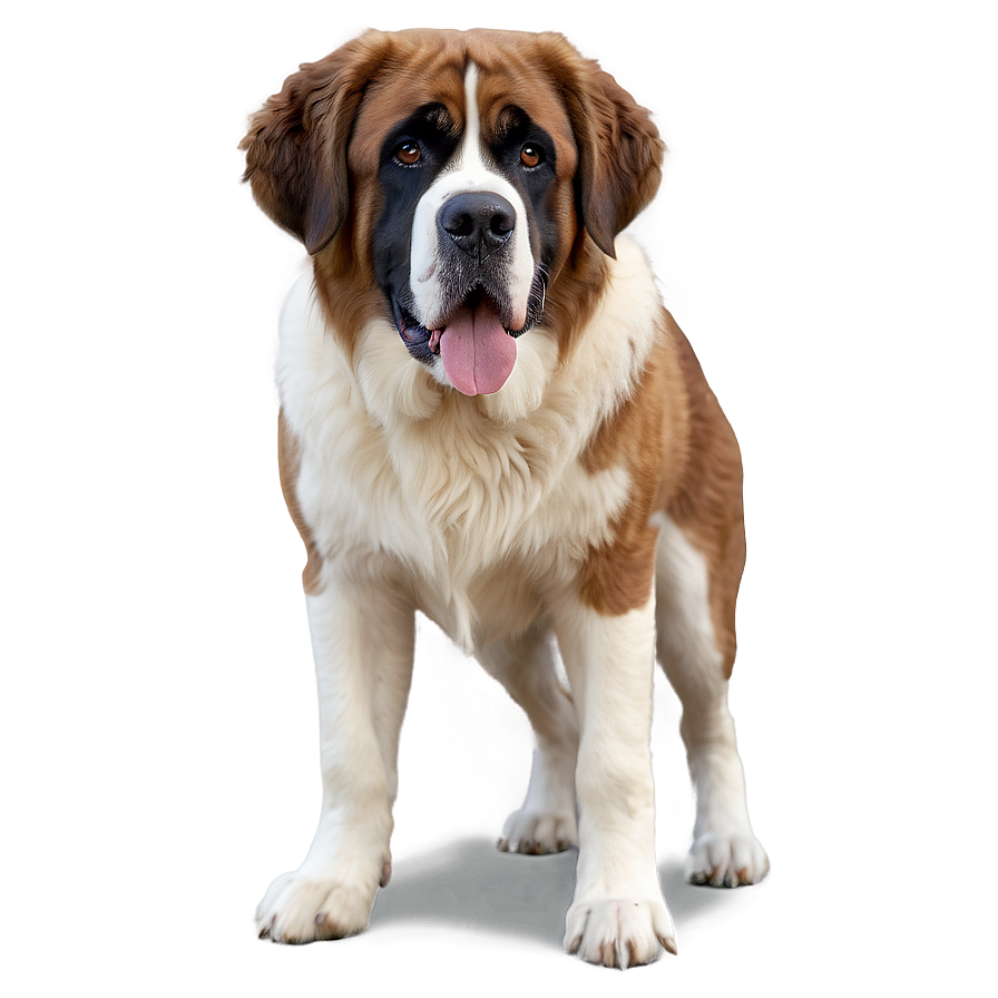 Protective St Bernard Stance Png Nst