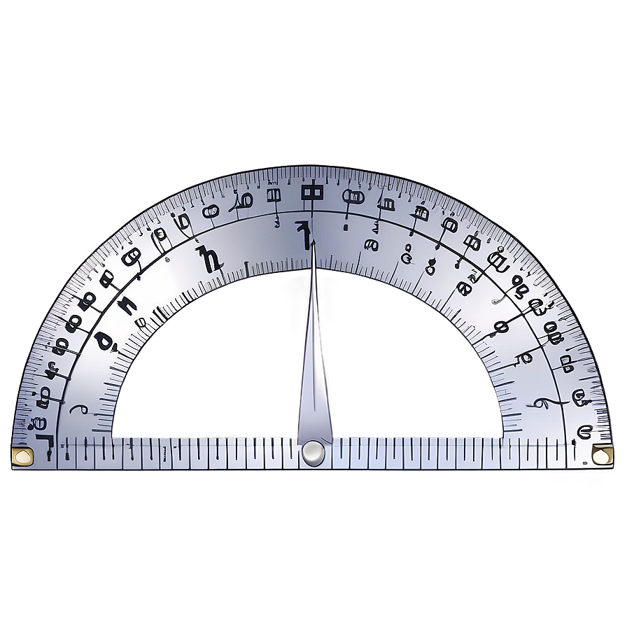 Protractor With Degree Measurements Png 05252024