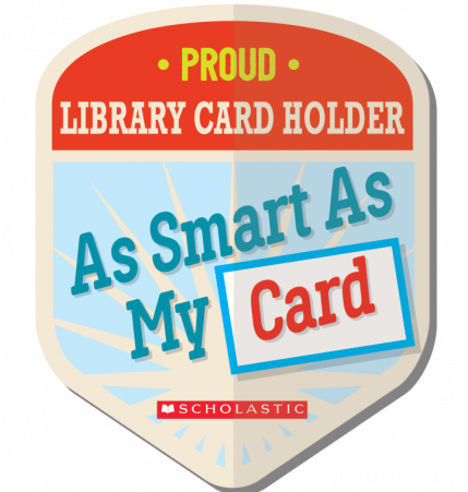 Proud Library Card Holder Sticker Image