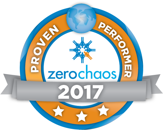 Proven Performer Zero Chaos Award2017