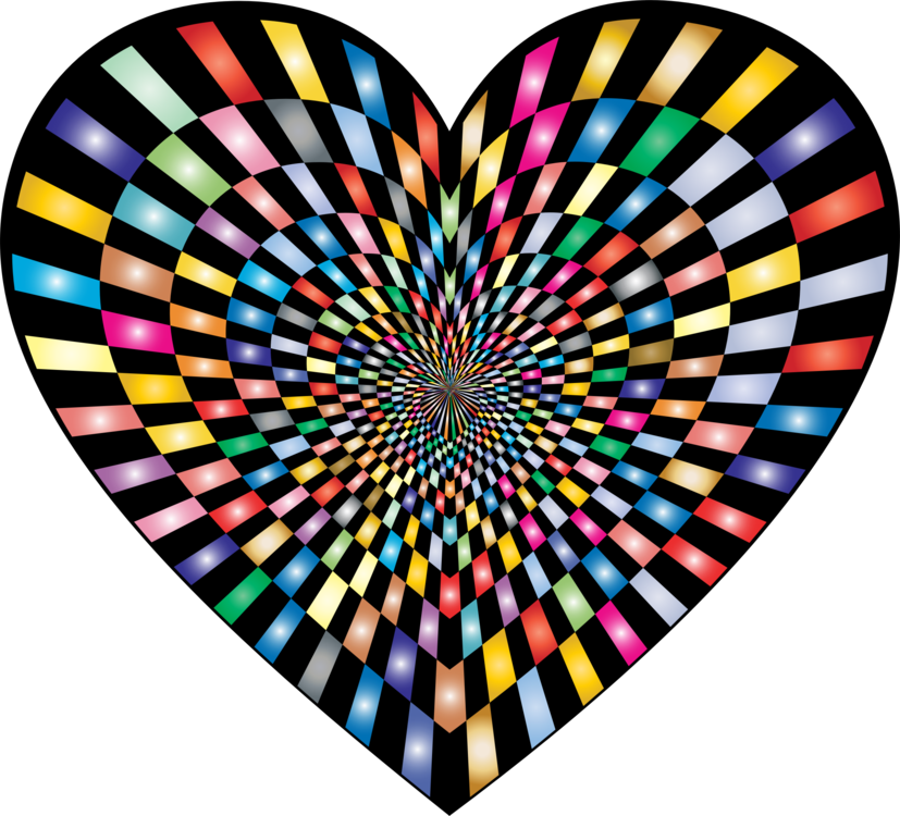 Psychedelic Heart Illusion