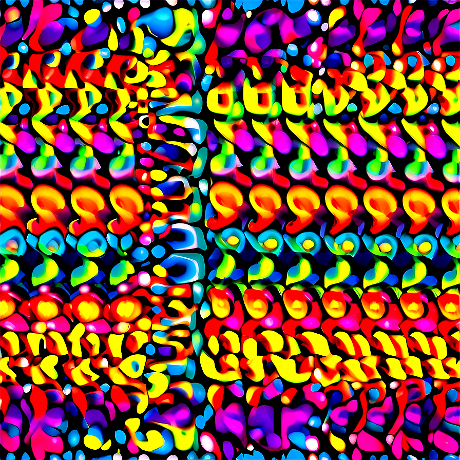 Psychedelic Lets Glow Crazy Pattern Png 61