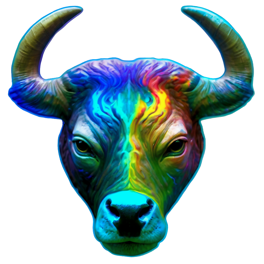 Psychedelic Taurus Vision Png Wky27