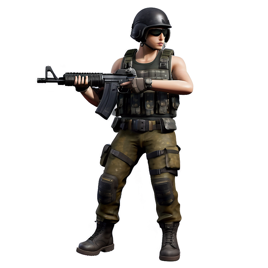 Pubg Commando Skin Png Kid64