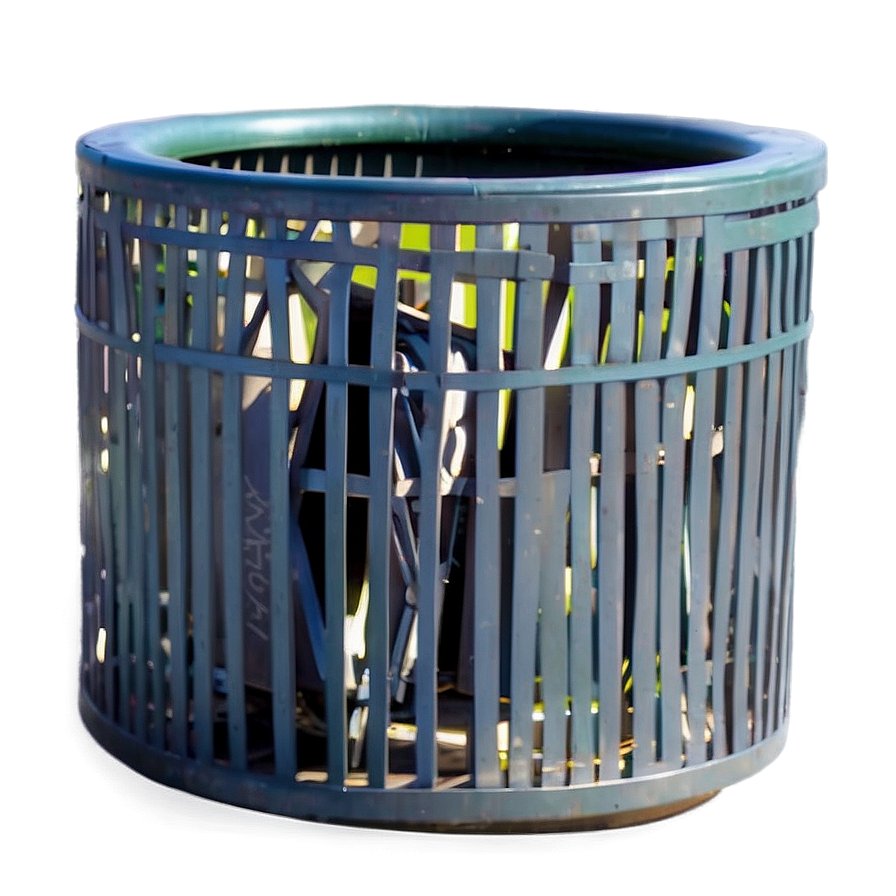 Public Park Trash Bin Png Yny58