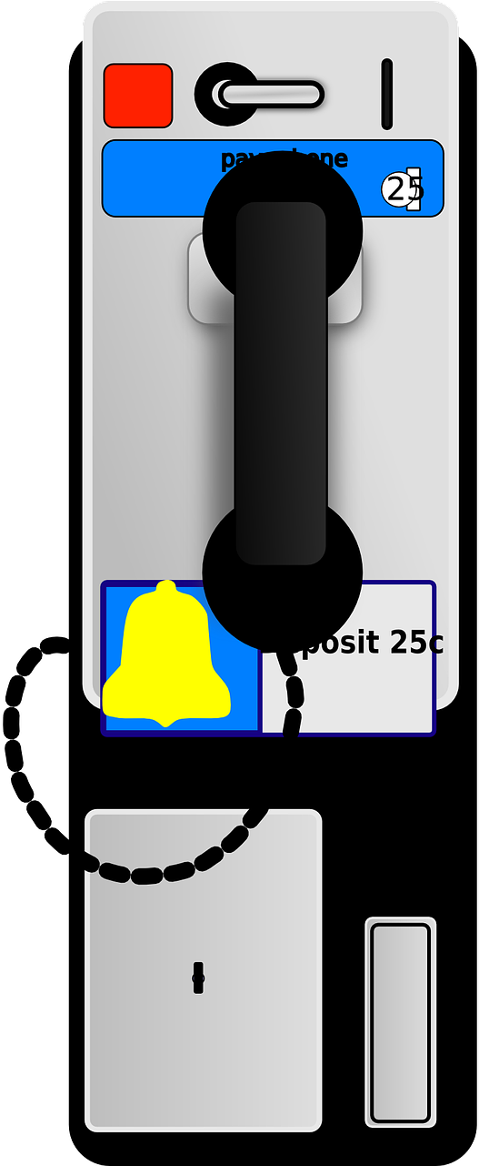 Public Payphone Clipart