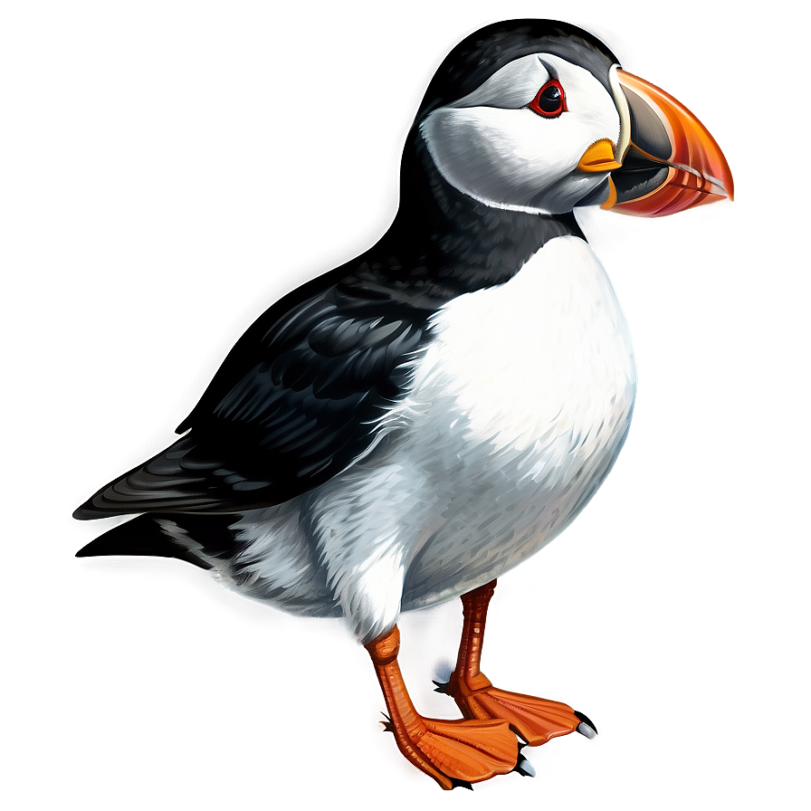 Puffin Illustration Png 72