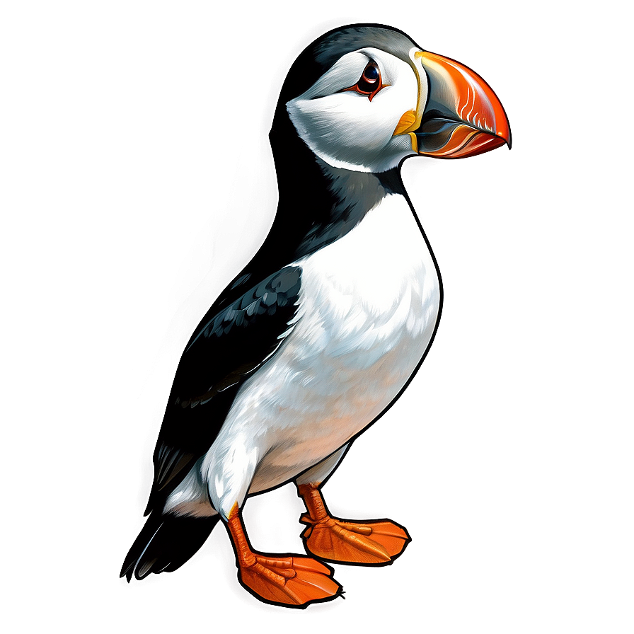 Puffin Illustration Png Kqn