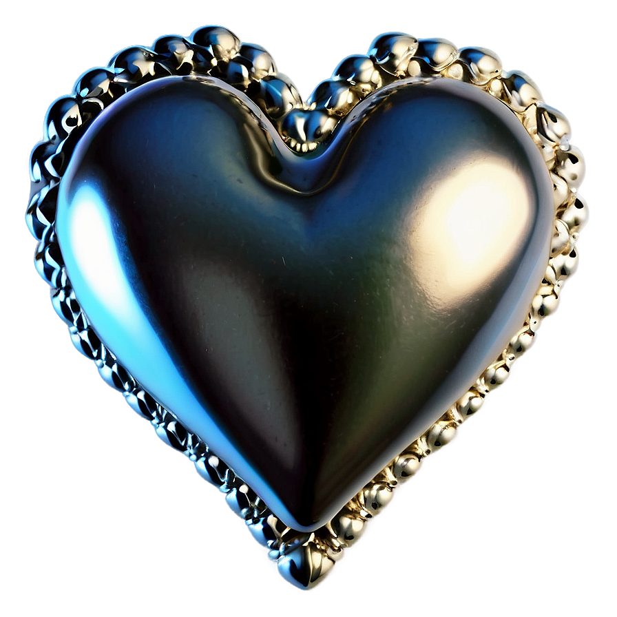 Puffy Heart Border Png 05252024