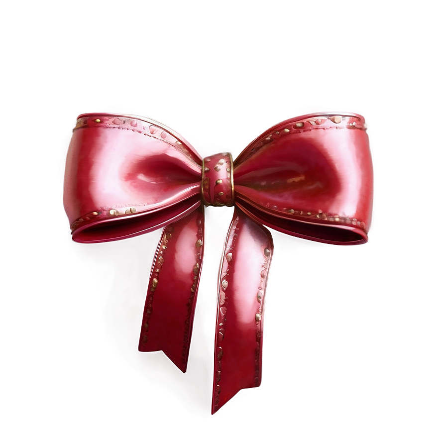 Puffy Red Bow Png 1