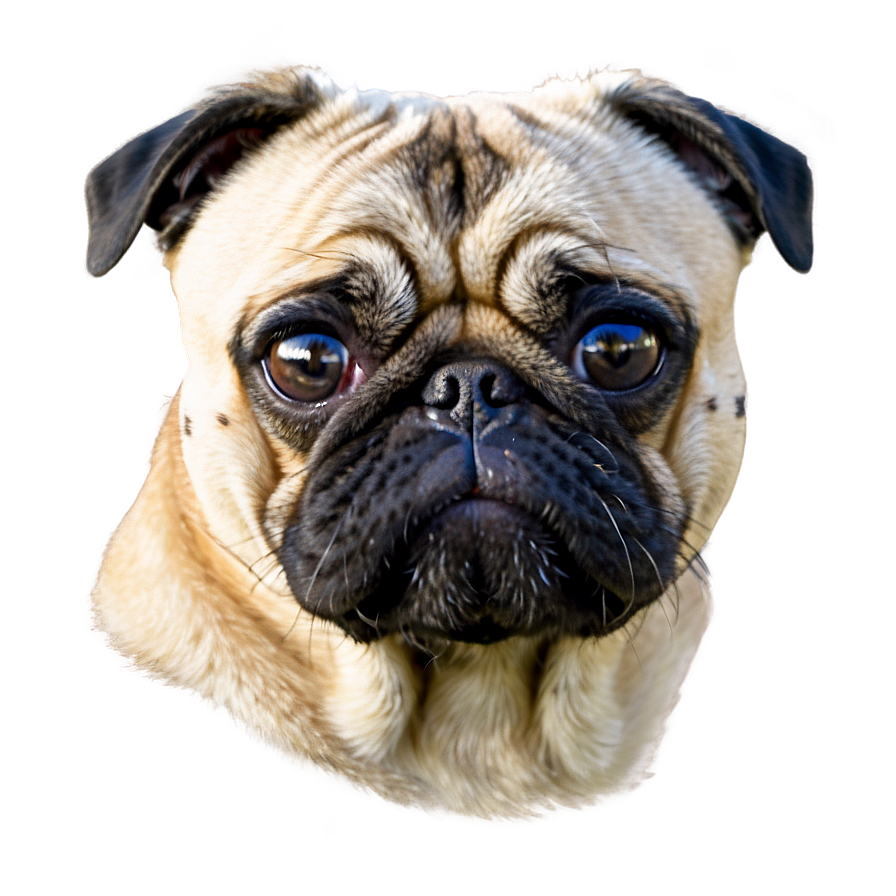 Pug Dog Head Png Fsc