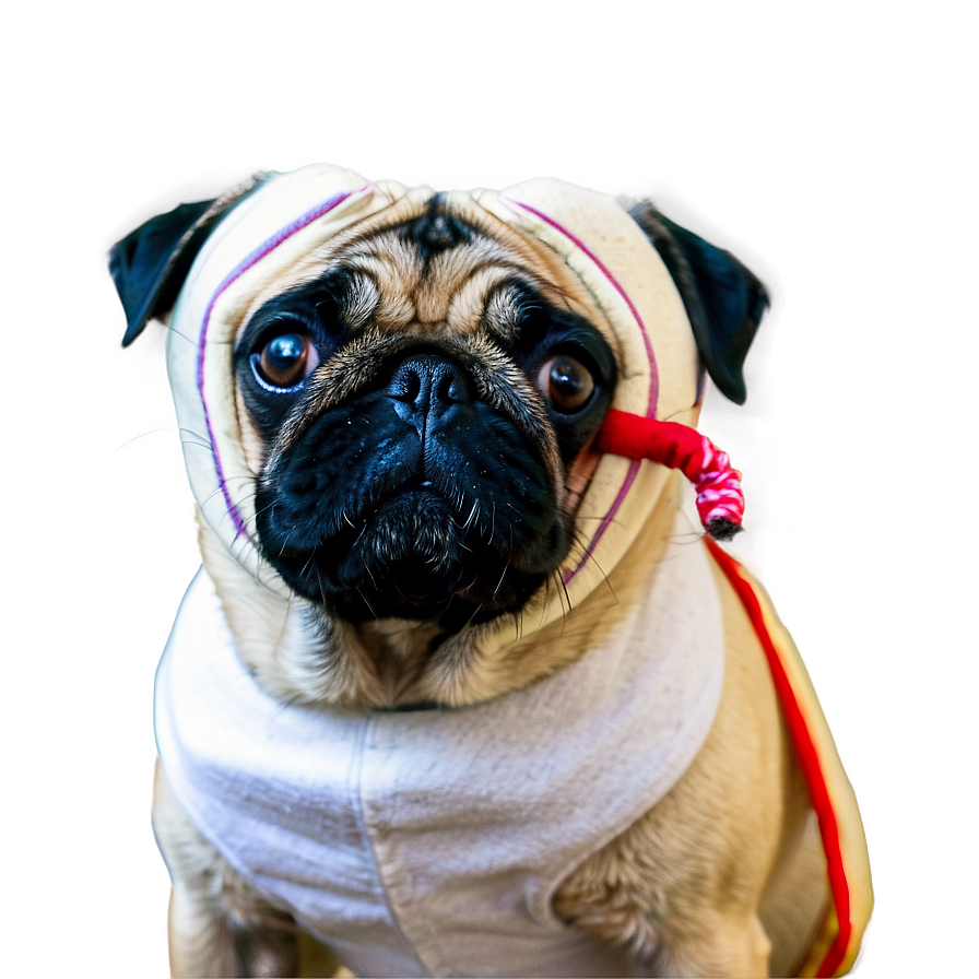 Pug In Costume Png 05232024