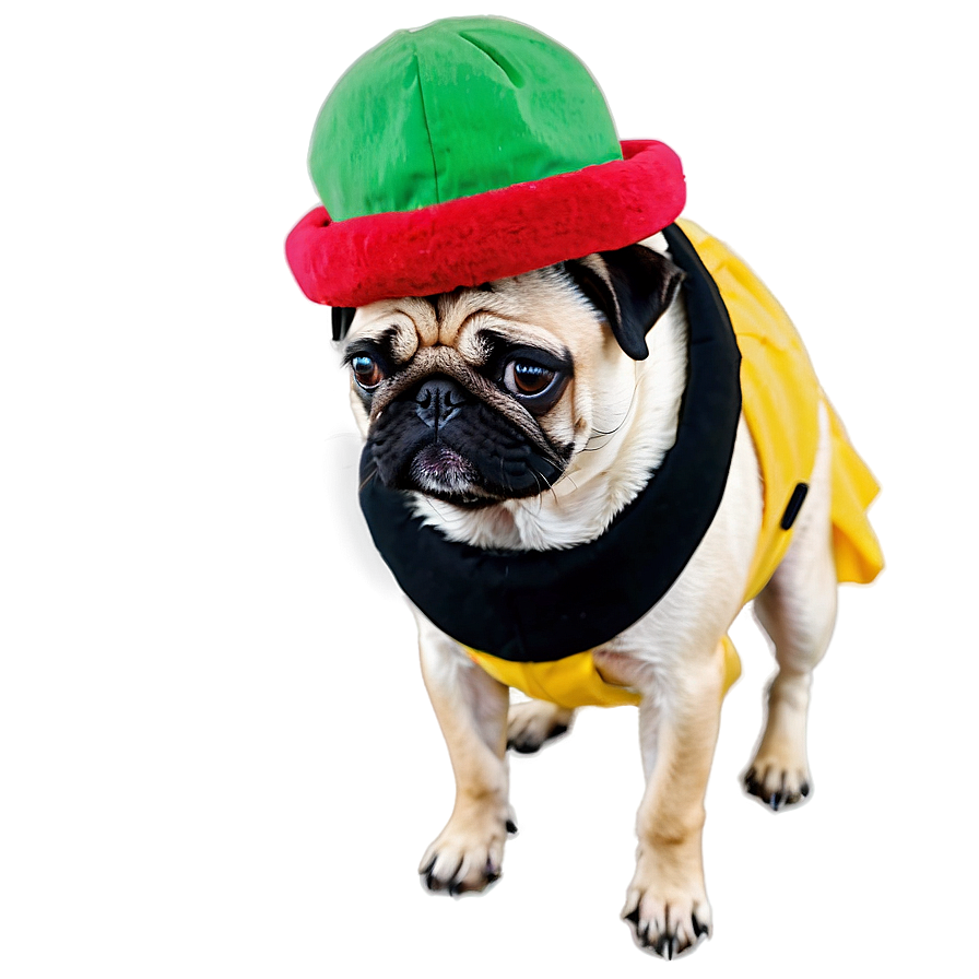 Pug In Costume Png Inj43