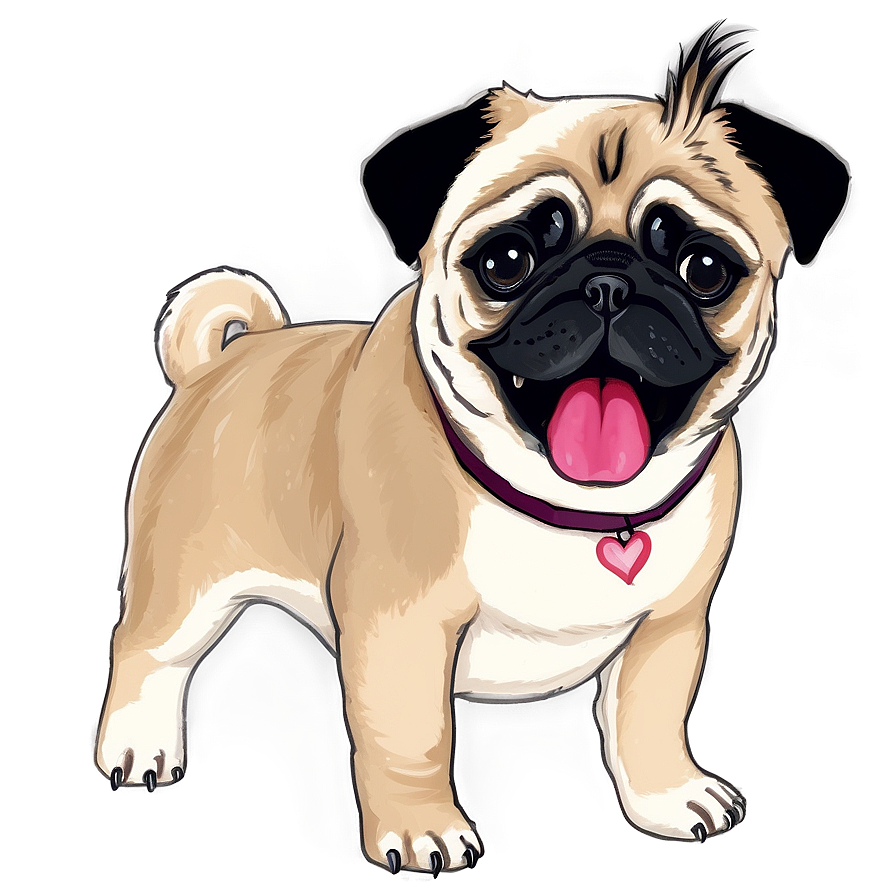 Pug Puppy Yawn Png 76