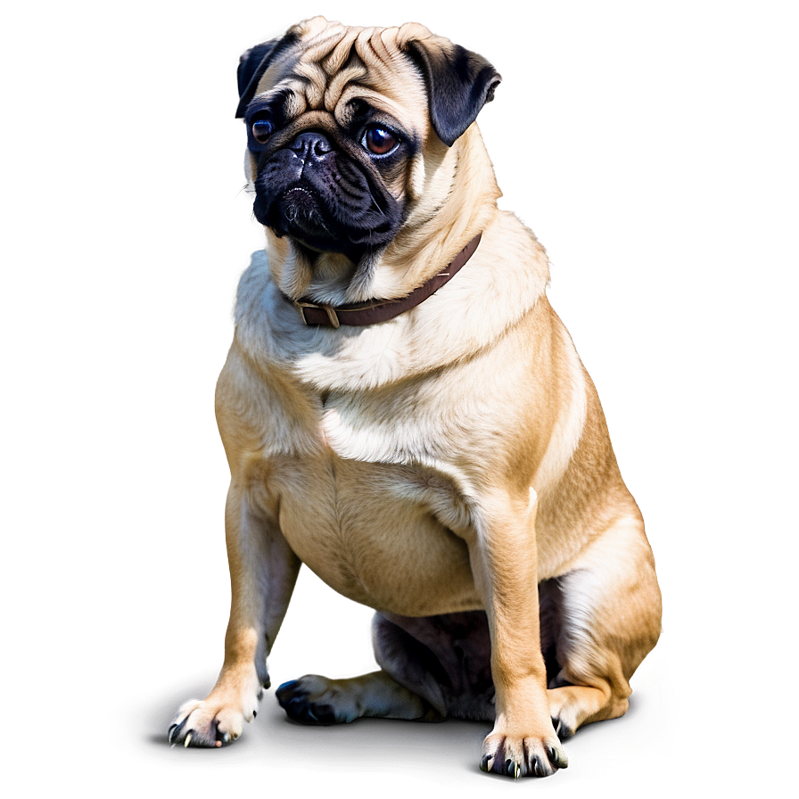 Pug With Book Png Woe