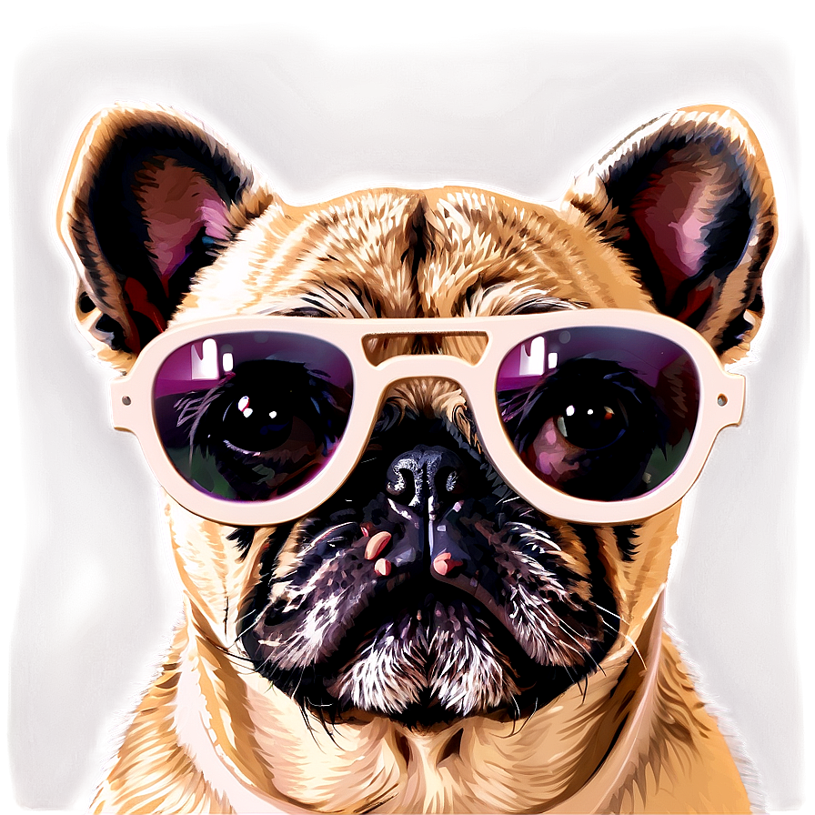 Pug With Sunglasses Png 86