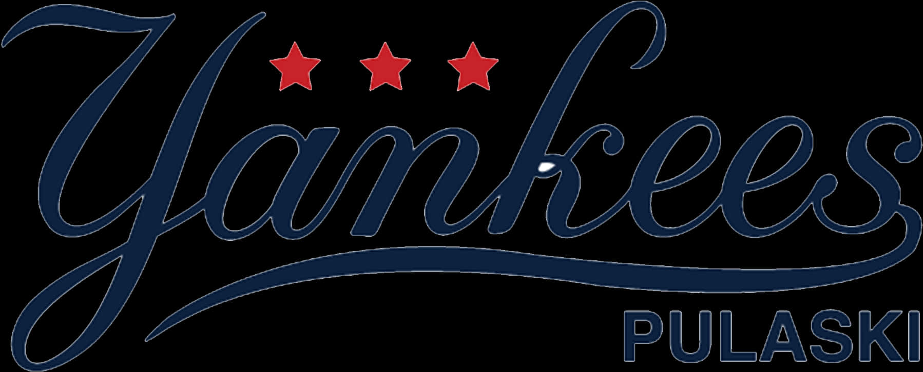 Pulaski Yankees Logowith Stars