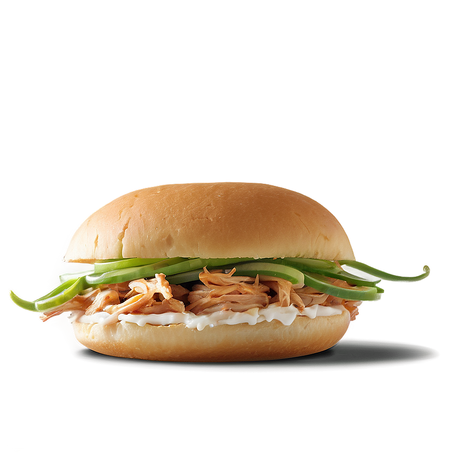 Pulled Chicken Sandwich Png 59