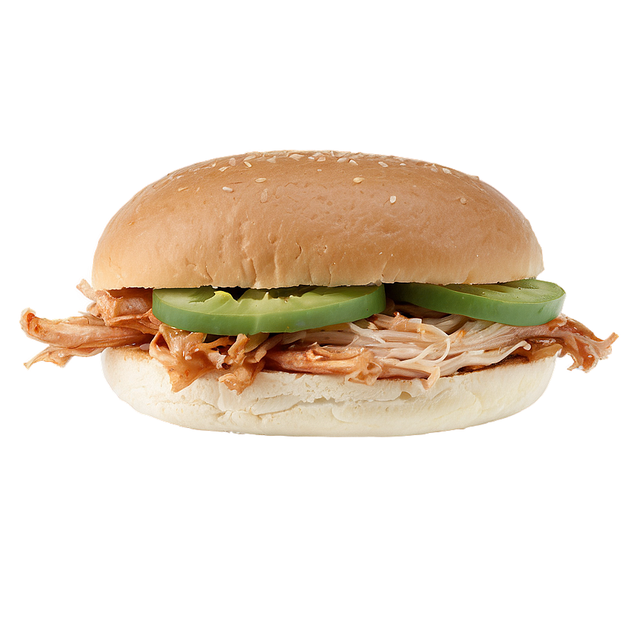 Pulled Chicken Sandwich Png 84