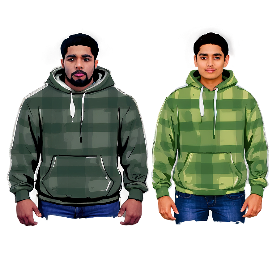 Pullover Sweatshirt Sketch Png 06132024