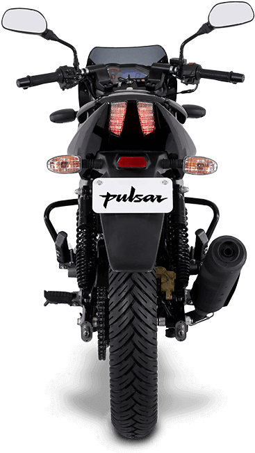 Pulsar Motorcycle Rear View