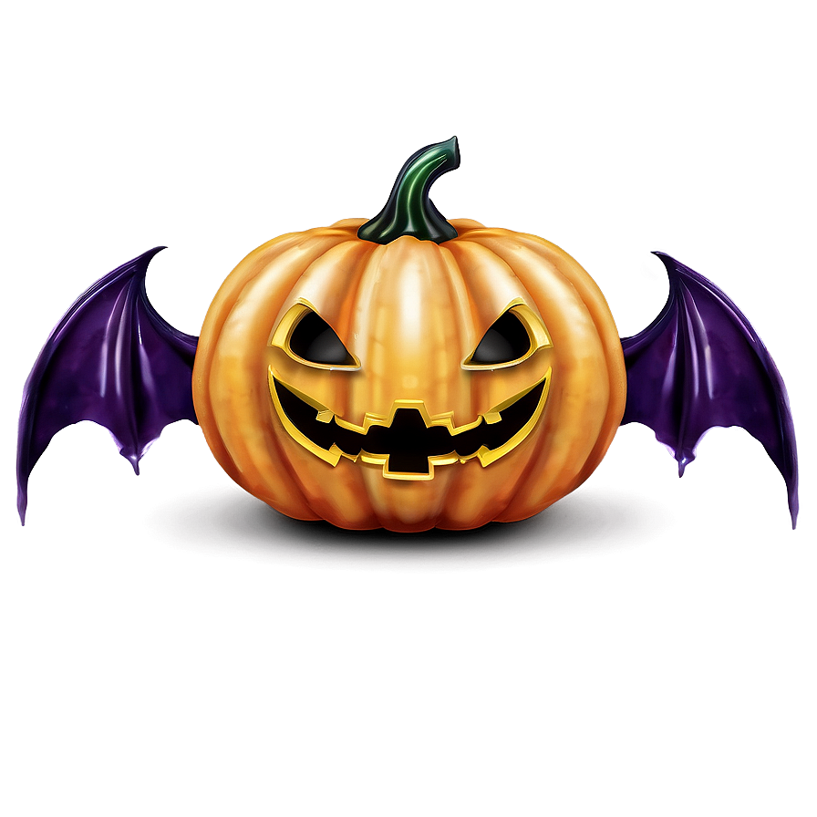 Pumpkin And Bats Png 04292024