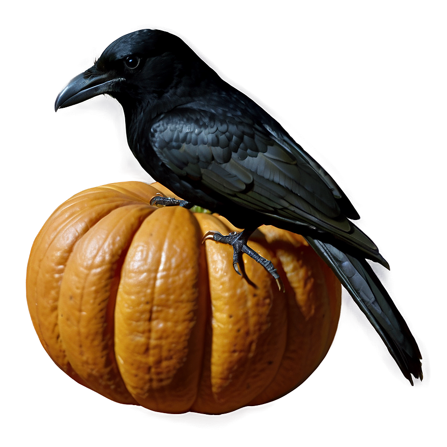 Pumpkin And Crow Png Wxt