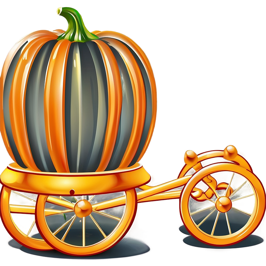 Pumpkin Carriage Clipart Png 06132024