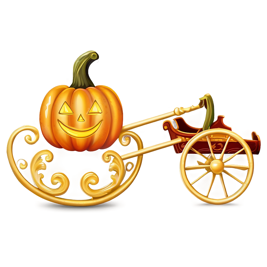 Pumpkin Carriage Clipart Png Sdk