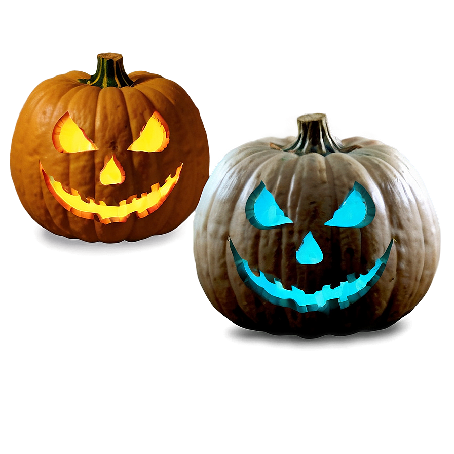 Pumpkin Head In The Dark Png 90