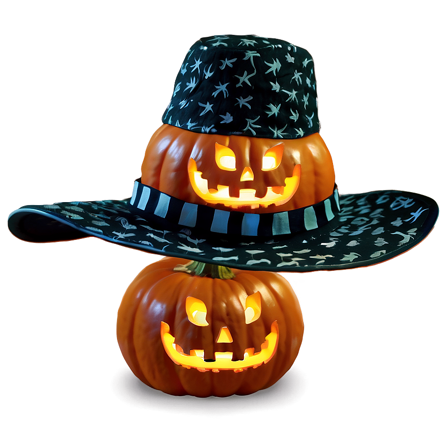 Pumpkin In A Hat Png Qfl