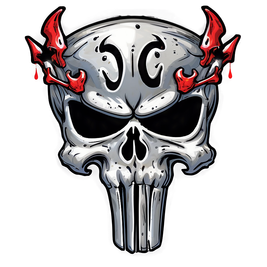 Punisher Skull With Crown Png Qoh13