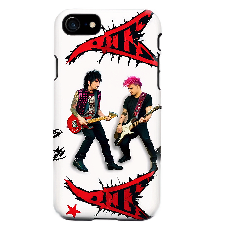 Punk Rock Band Phone Case Png 06122024