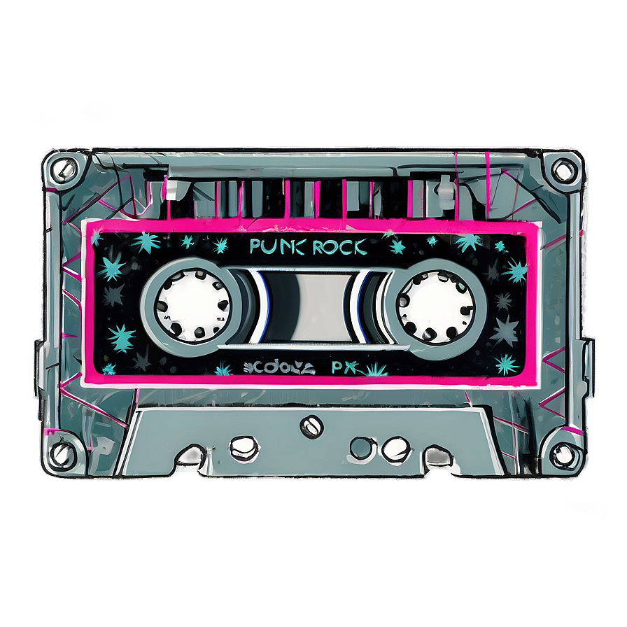 Punk Rock Cassette Tape Png 24