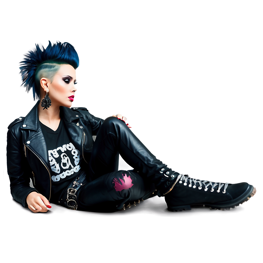 Punk Style Model Png Nbm