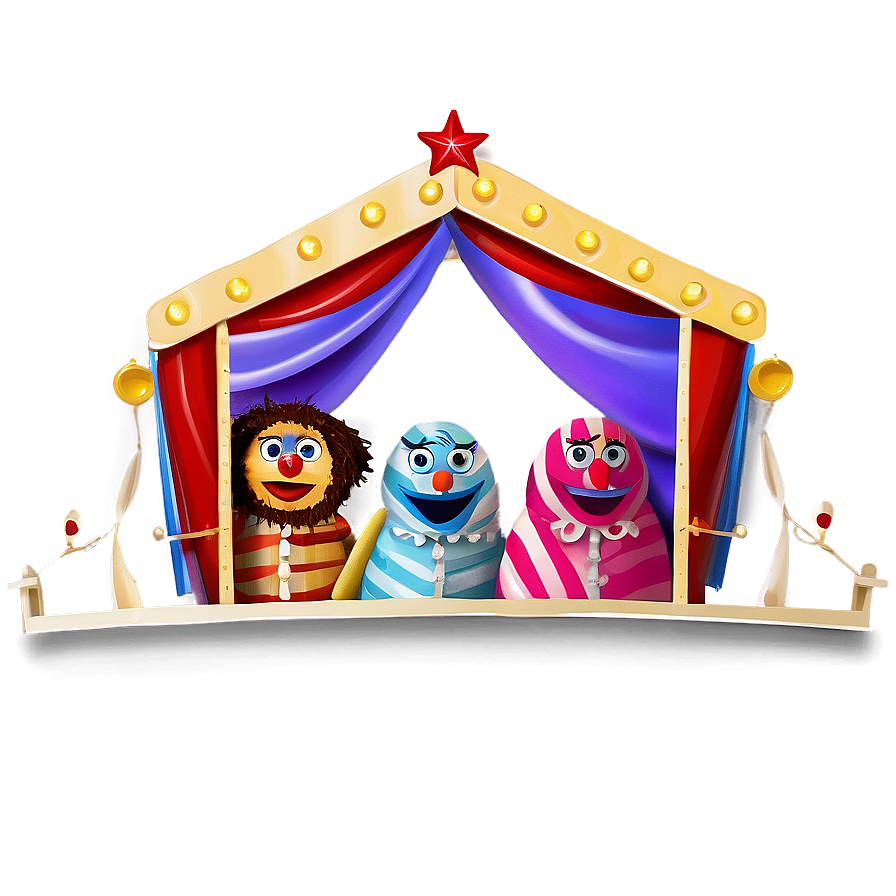 Puppet Theater Show Png 06252024