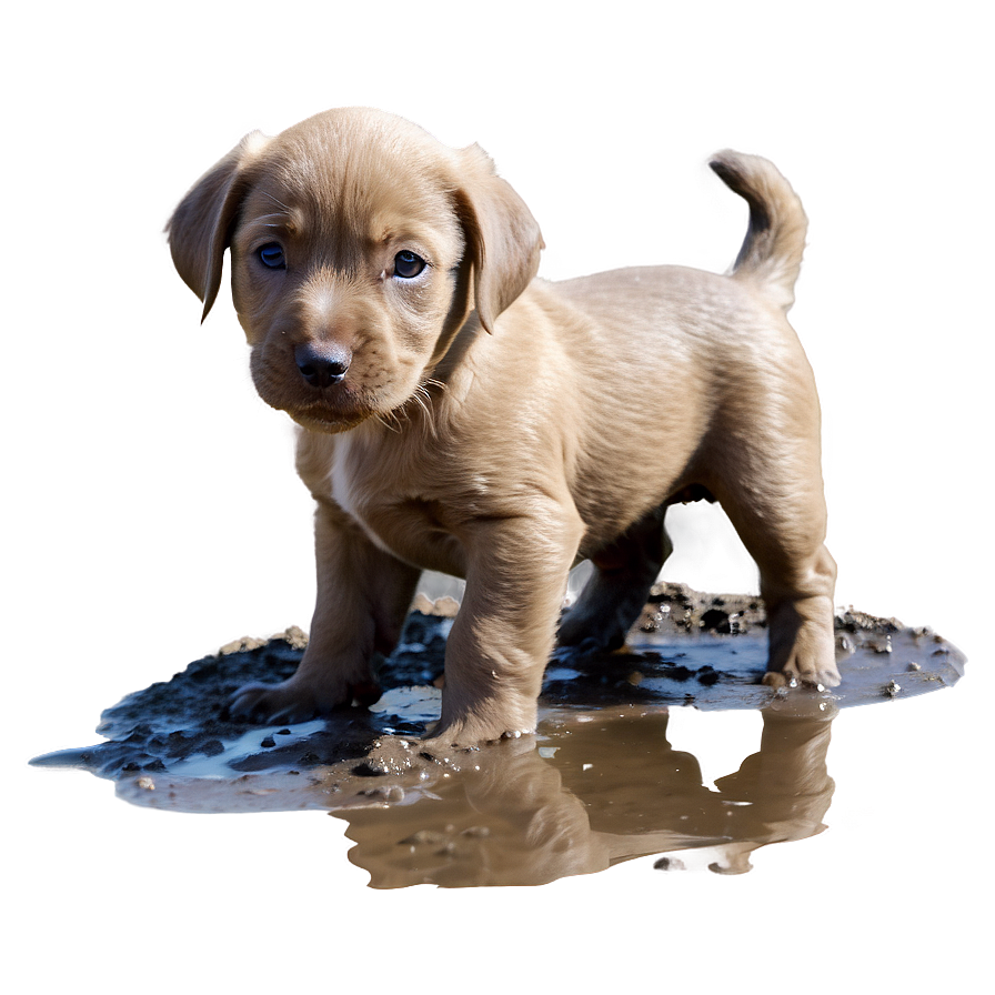 Puppy In Mud Png Vkt64