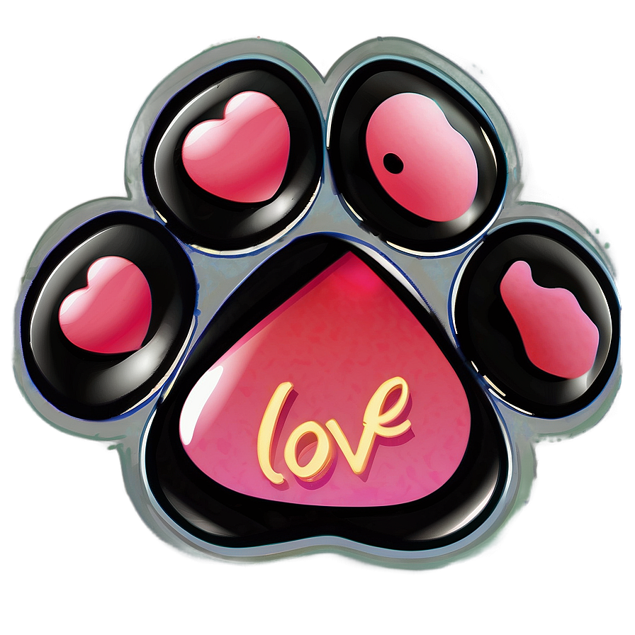 Puppy Paw Love Png Rsv