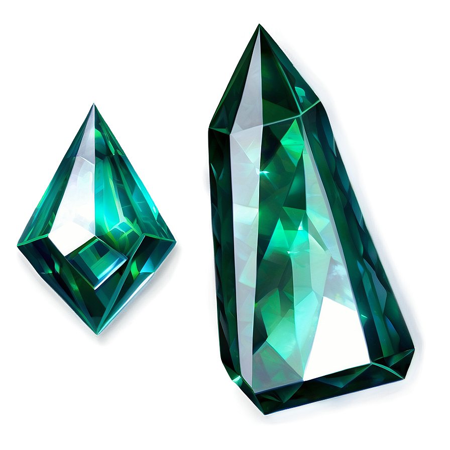 Pure Emerald Shard Png 11