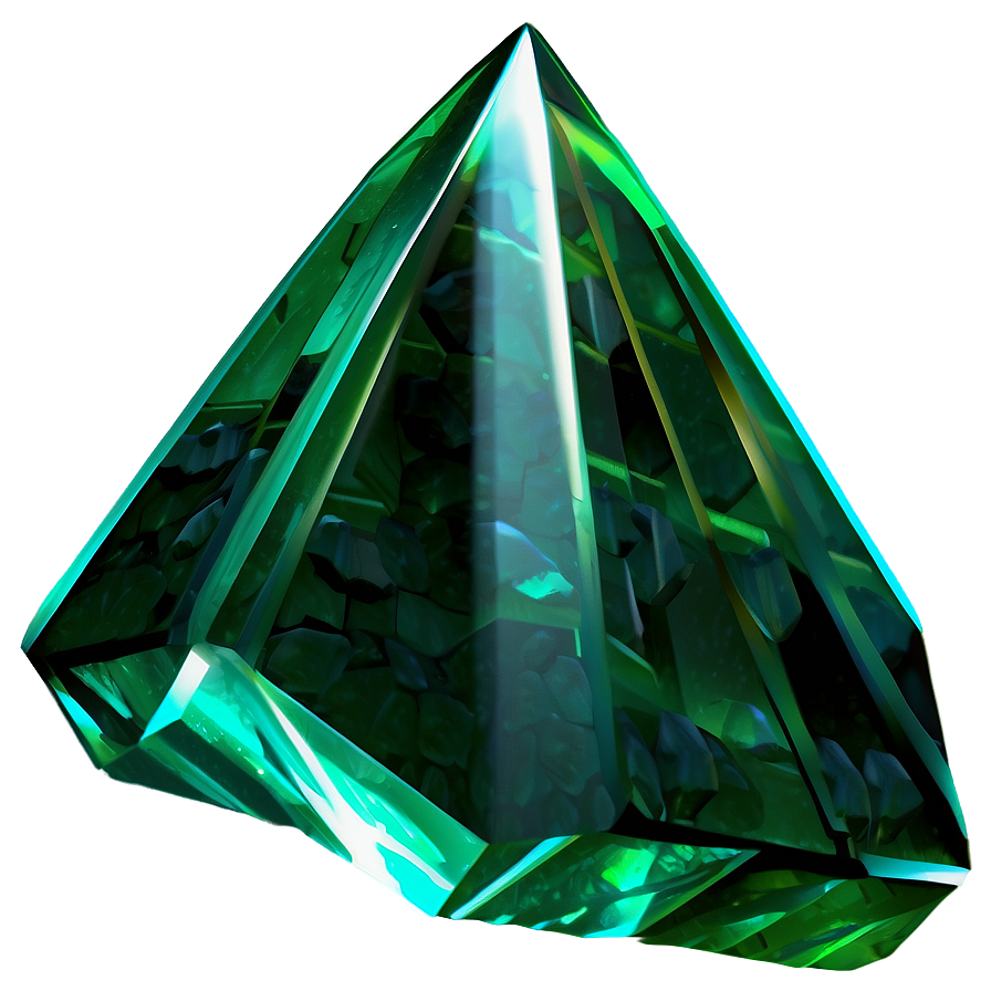 Pure Emerald Shard Png 80