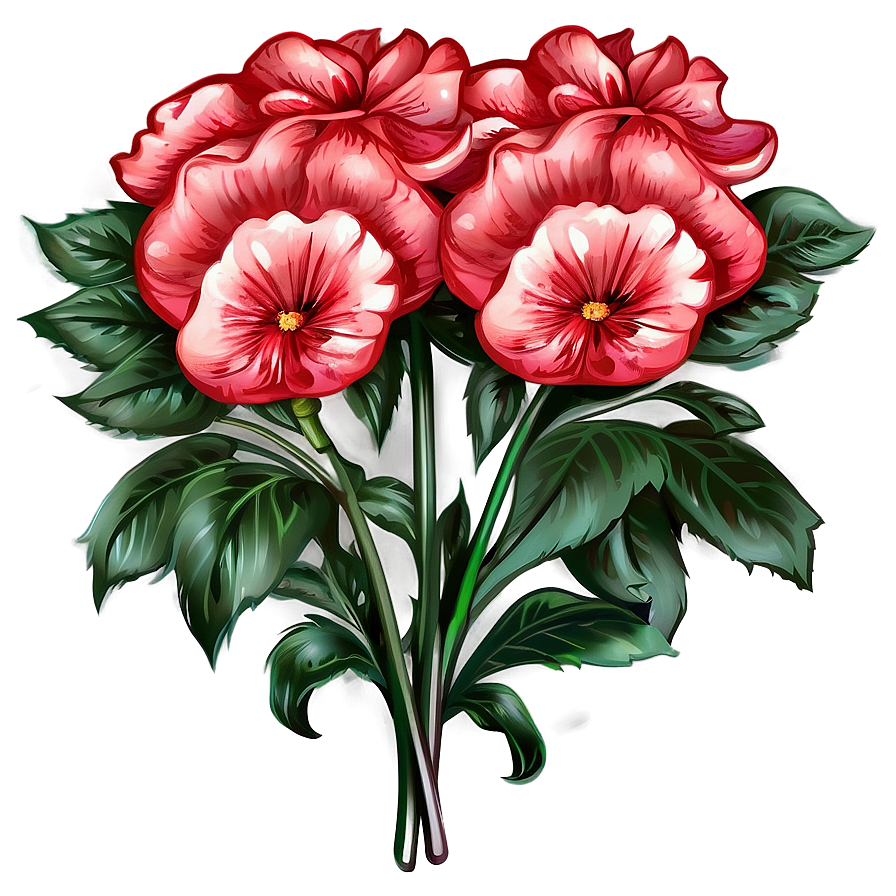 Pure Flower Illustration Png 7